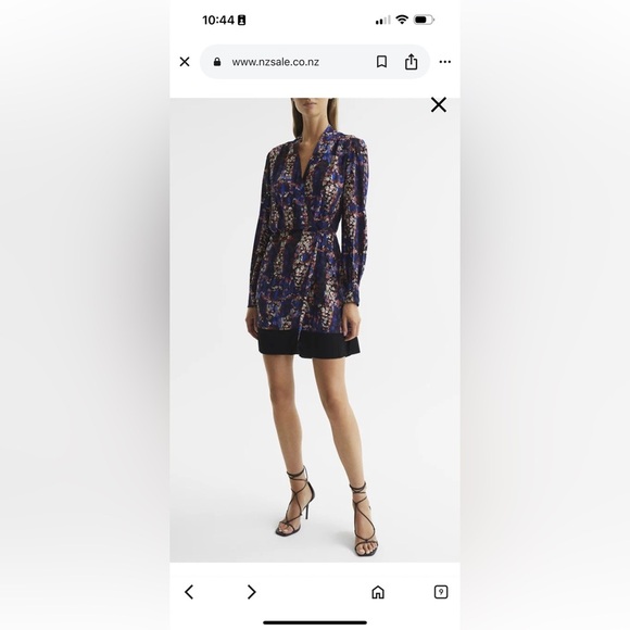 Reiss Carla Ground Ditsy Floral Dress - Picture 1 of 7